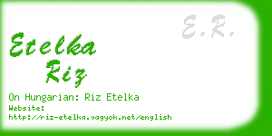 etelka riz business card